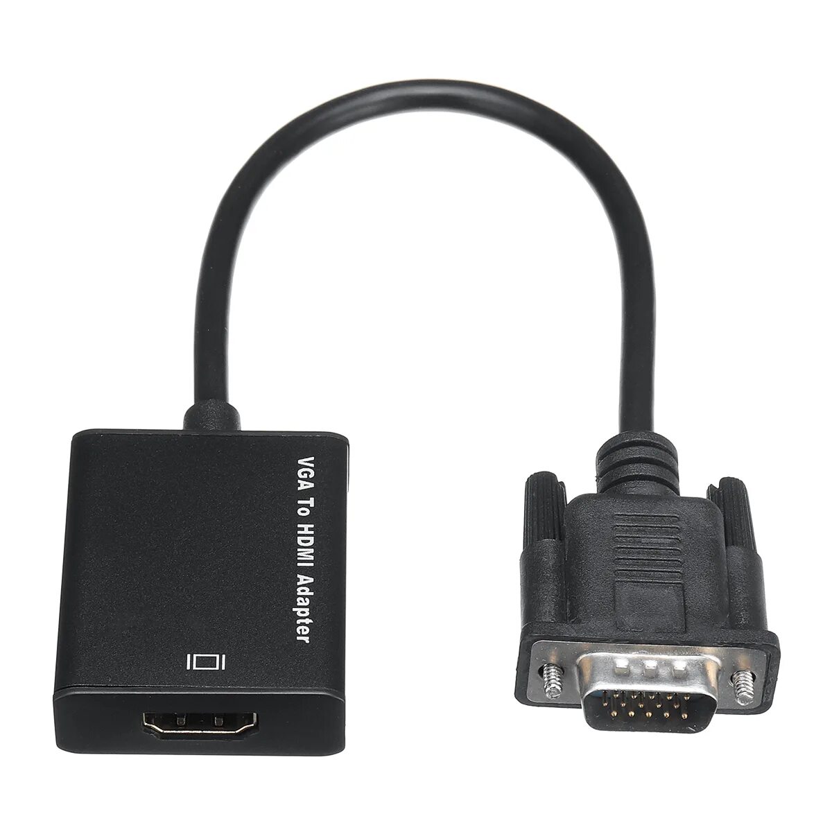 Подключение через переходник vga hdmi Кабель переходник адаптер с аудио для ПК VGA на HDMI (Черный) - купить с доставк