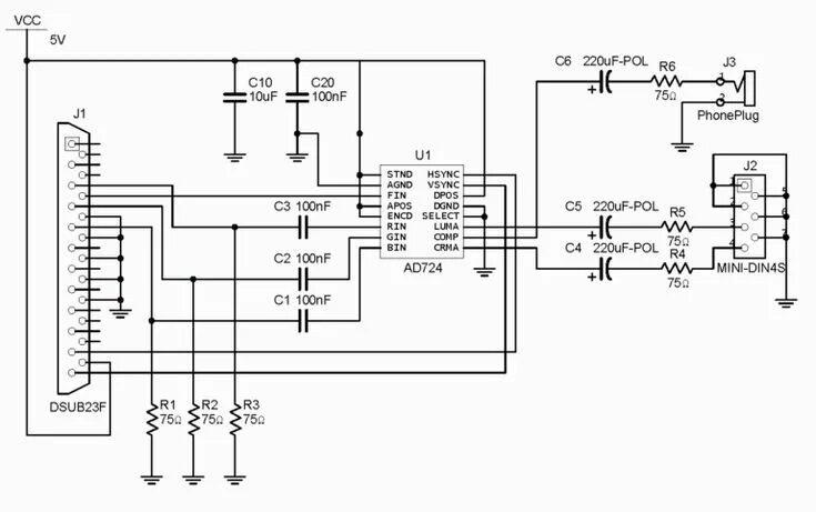 Подключение через переходник vga hdmi Hdmi To Vga Schematic Wiring Diagrams Schematics Within Diagram Hdmi, Vga, Diagr