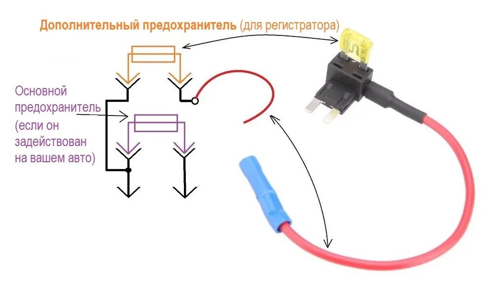 Подключение через предохранитель Как правильно подключить предохранитель: найдено 76 изображений