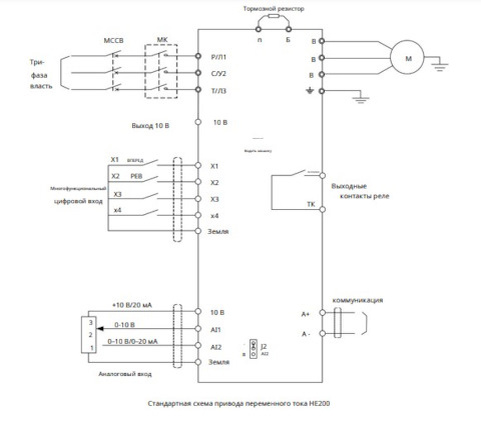Подключение через преобразователь Подключение и настройка частотного преобразователя HE200 Обо всем Дзен