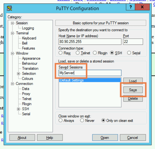 Подключение через putty Как подключиться по SSH из Windows - LINUXINSIDER.RU