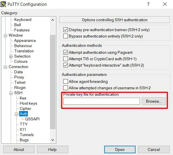 Подключение через putty Настройка авторизации и доступа к серверу Ubuntu 18.04 по SSH ключу через PuTTY.