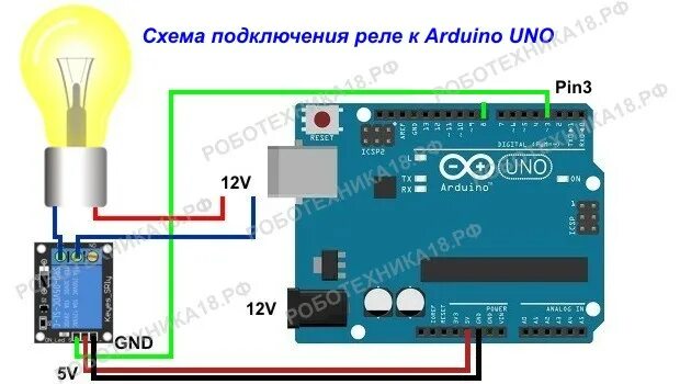 Подключение через реле ардуино SRD реле Ардуино подключение, управление РобоТехника18