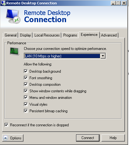 Подключение через remote desktop Not clear/sharp font in Windows after connecting it thru Remote desktop for the 