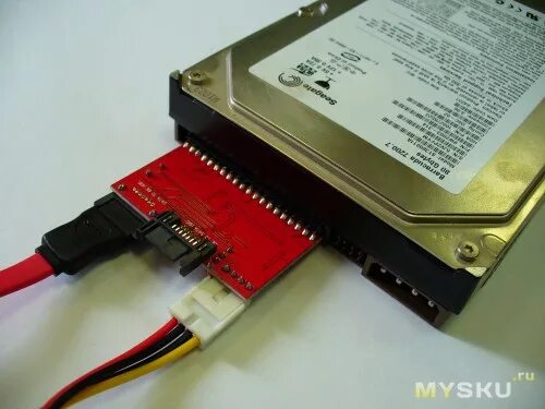 Подключение через sata IDE to SATA / SATA to IDE Drive Dual Convert Adapter - Переходник с SATA на IDE 