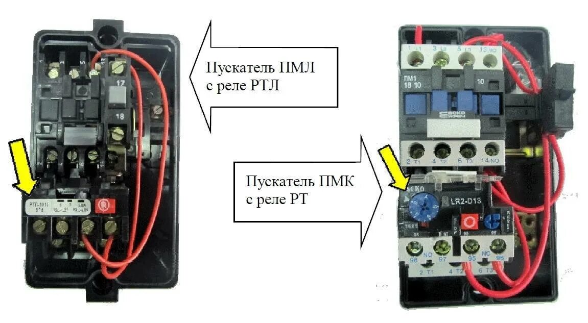 Подключение через тепловое реле Подключение теплового реле для электродвигателя: как выбрать реле, схема