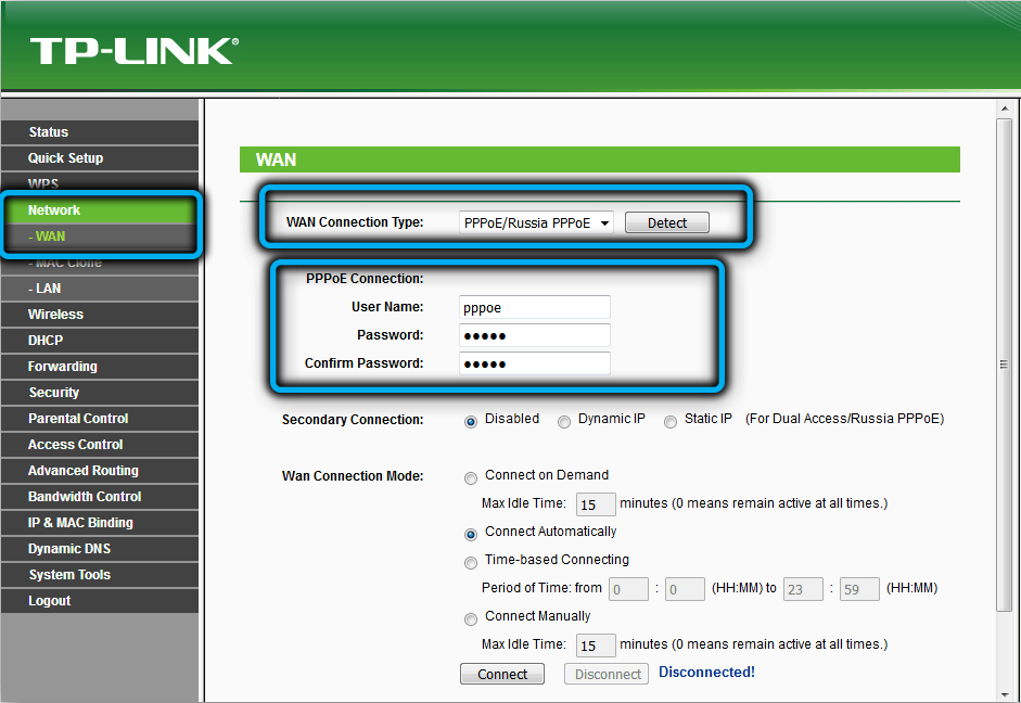 Подключение через tp link Билайн интернет tp link