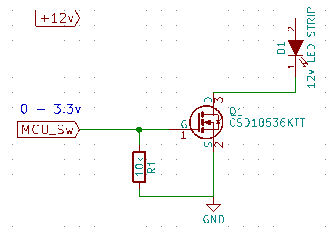 Подключение через транзистор pwm - N-channel MOSFET calculations - Electrical Engineering Stack Exchange