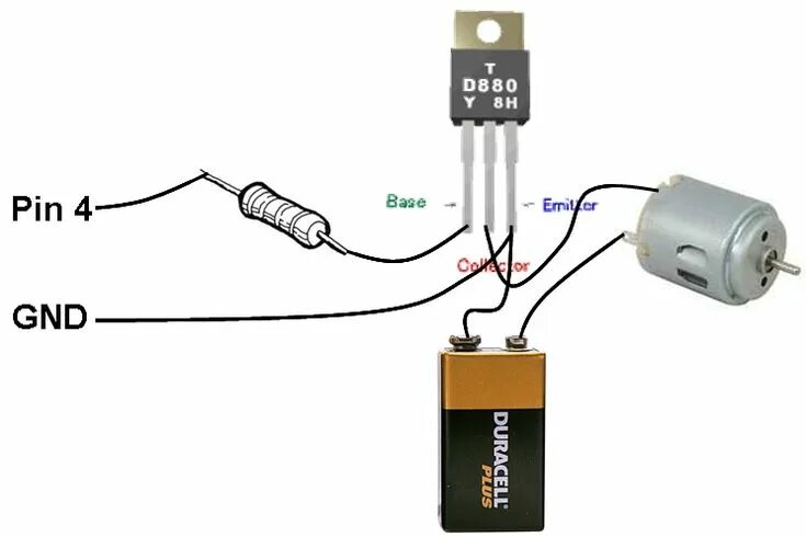 Подключение через транзистор Transistor Circuits - Google'da Ara Transistors, Circuit, Safety switch