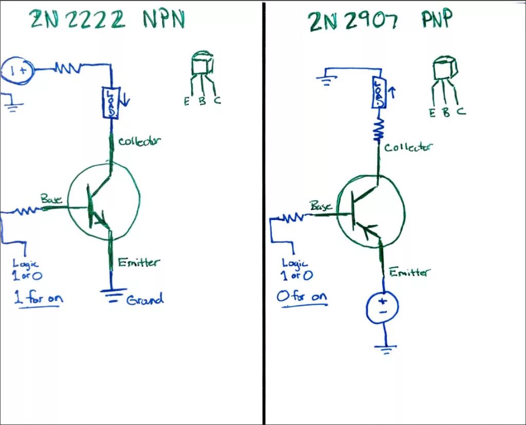 Подключение через транзистор Solved Hello, I am learning about transistors in class. I Chegg.com