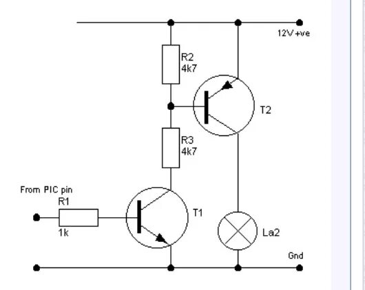 Подключение через транзистор High side transistor switch with 9V LED driver - Electrical Engineering Stack Ex