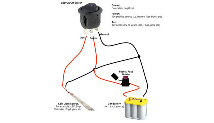 Подключение через тумблер How To Wire Superflux Led Oznium LED Lights Online