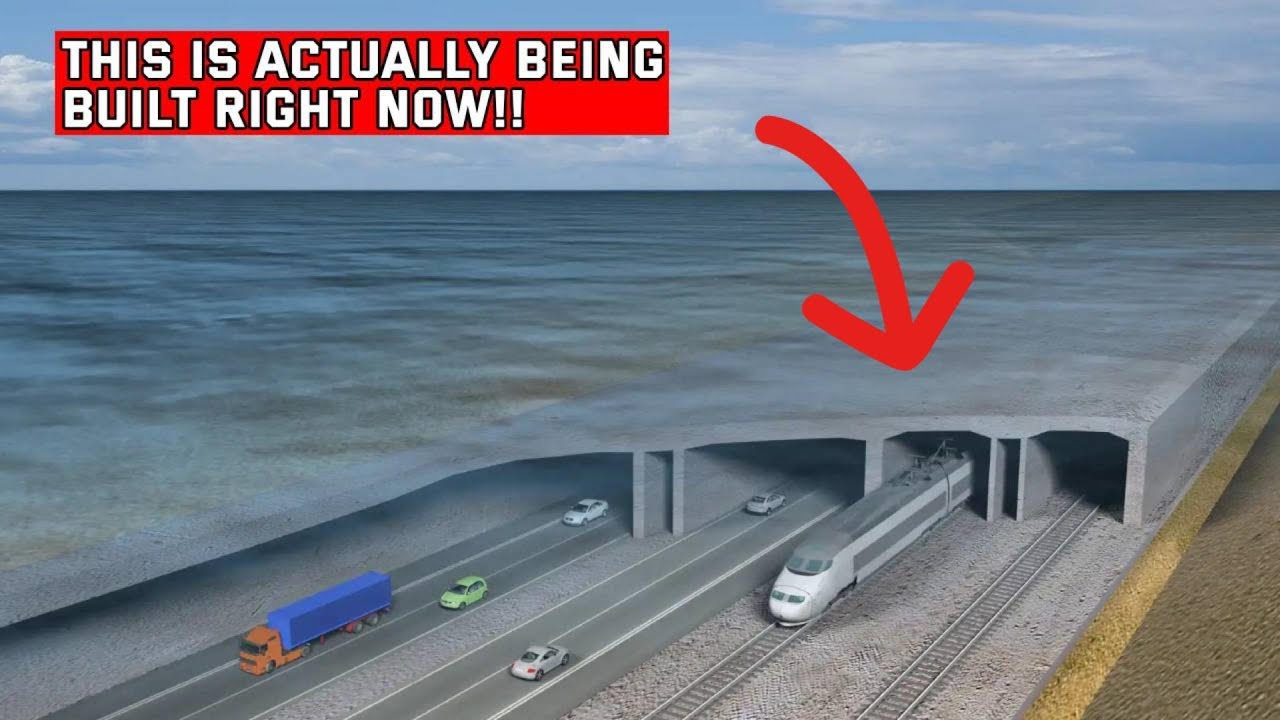 Подключение через туннель Europe Is Building The Worlds Longest Immersed Tunnel In The World! 2023 - YouTu