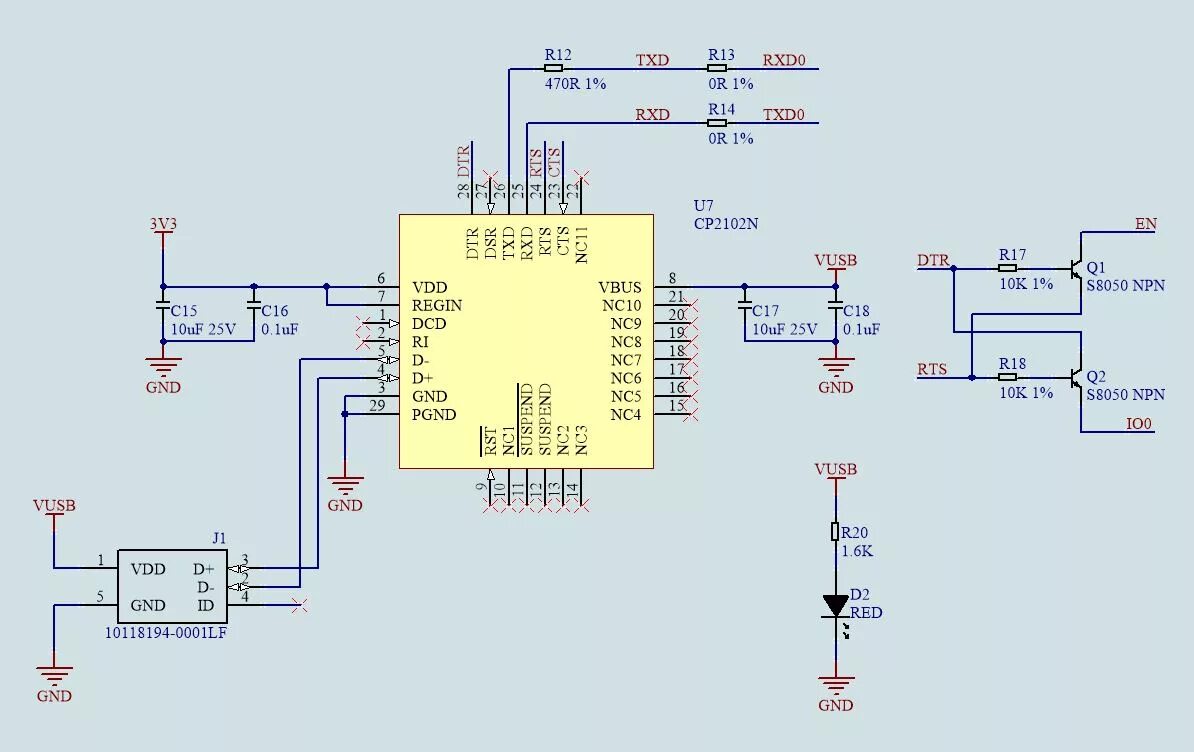 Подключение через uart usb - CP2102N Short Between D+ and D- - Electrical Engineering Stack Exchange