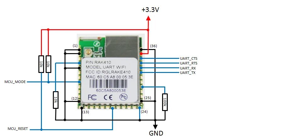 Подключение через uart STM32F4 Target Demos Waijung Demos Basic Custom Code demo for UART-WiFi module H