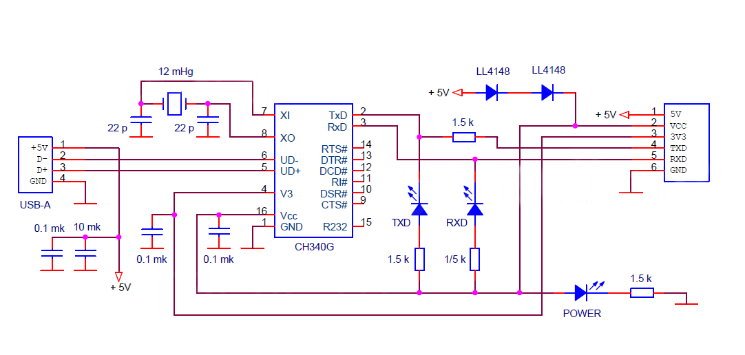 Подключение через uart Модуль CH340E MSOP10 USB to TTL - купить по выгодной цене Youbot.ru