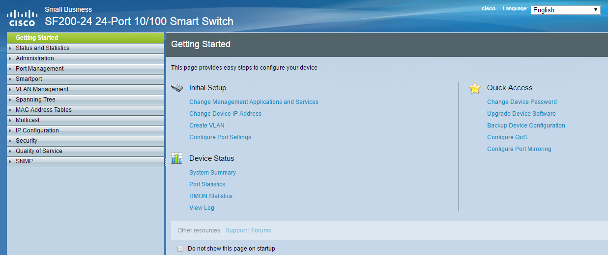 Подключение через веб интерфейс router - How To Set NetFlow Cisco SF200-24 using WEB UI - Super User