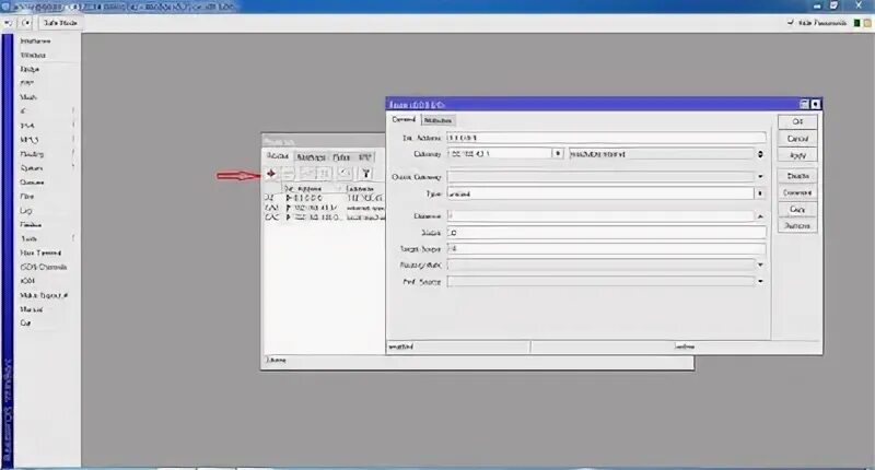 Подключение через winbox Routing Mikrotik via Winbox - Tole Innovator