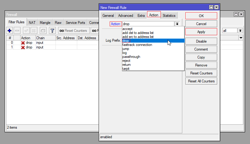 Подключение через winbox How To Block A Port In MikroTik Winbox OperaVPS