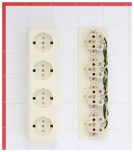 Подключение четверной розетки розетка 4 местная внутренняя - купить по низкой цене на Яндекс.Маркете - страниц