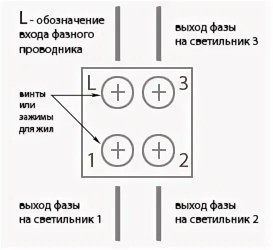 Подключение четырехконтактного выключателя Схема подключения проходного выключателя на 2 клавиши - подключение выключателя 