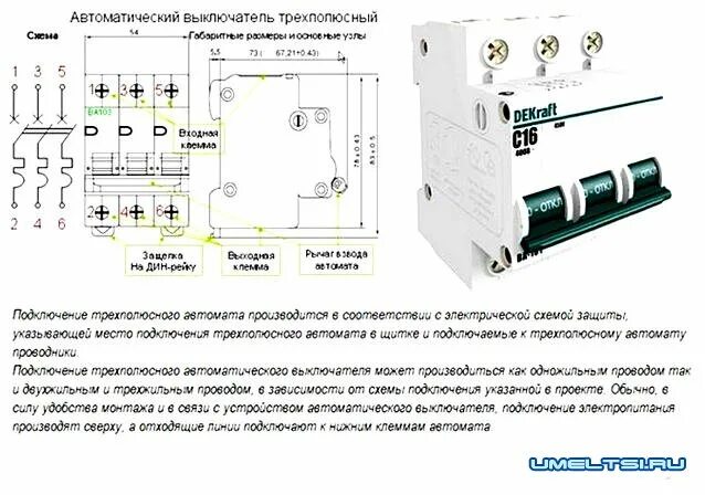 Подключение четырехполюсного автомата Автоматические выключатели для Автоматические выключатели для квартиры: особенно