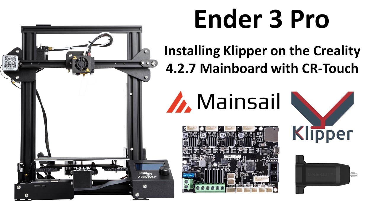 Подключение cr touch ender 3 Ender 3 Pro 4.2.7 Board An Easy Way of Installing, Calibrating, and Printing wit