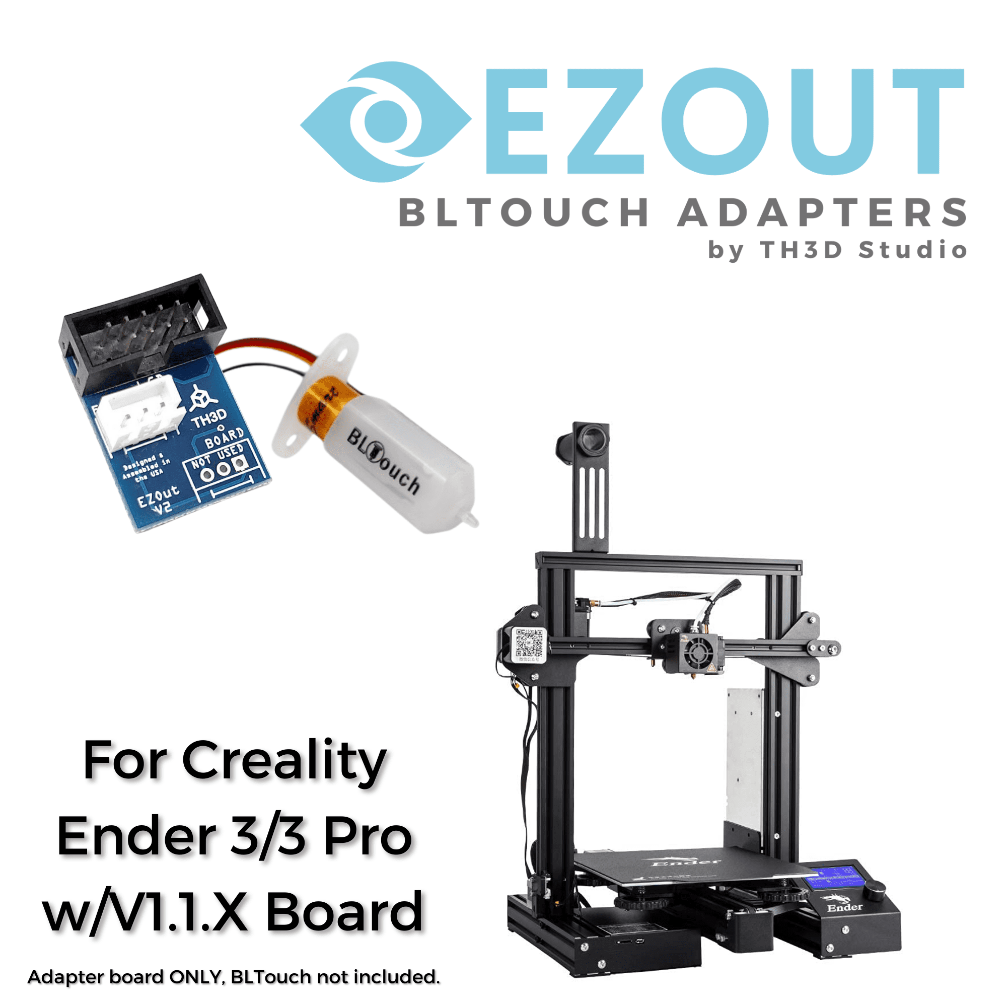 Подключение cr touch ender 3 EZOut BLTouch Adapter Board for Ender 3/3 Pro - V1.1.X Boards - TH3D Studio LLC