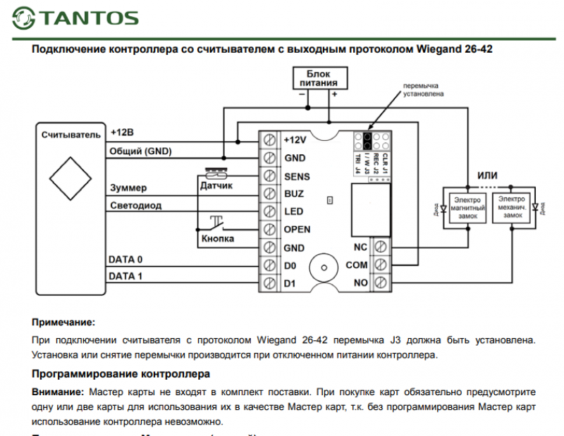 Подключение dallas tm 1 Автономный контроллер Tantos TS-CTR-2