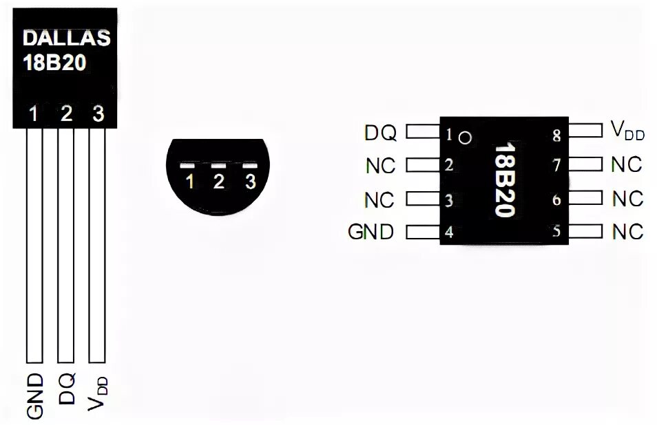 Подключение dallas tm 1 Подключение датчика ds18b20 к микроконтроллеру ATmega8535 - Cтатьи - Статьи - Ми