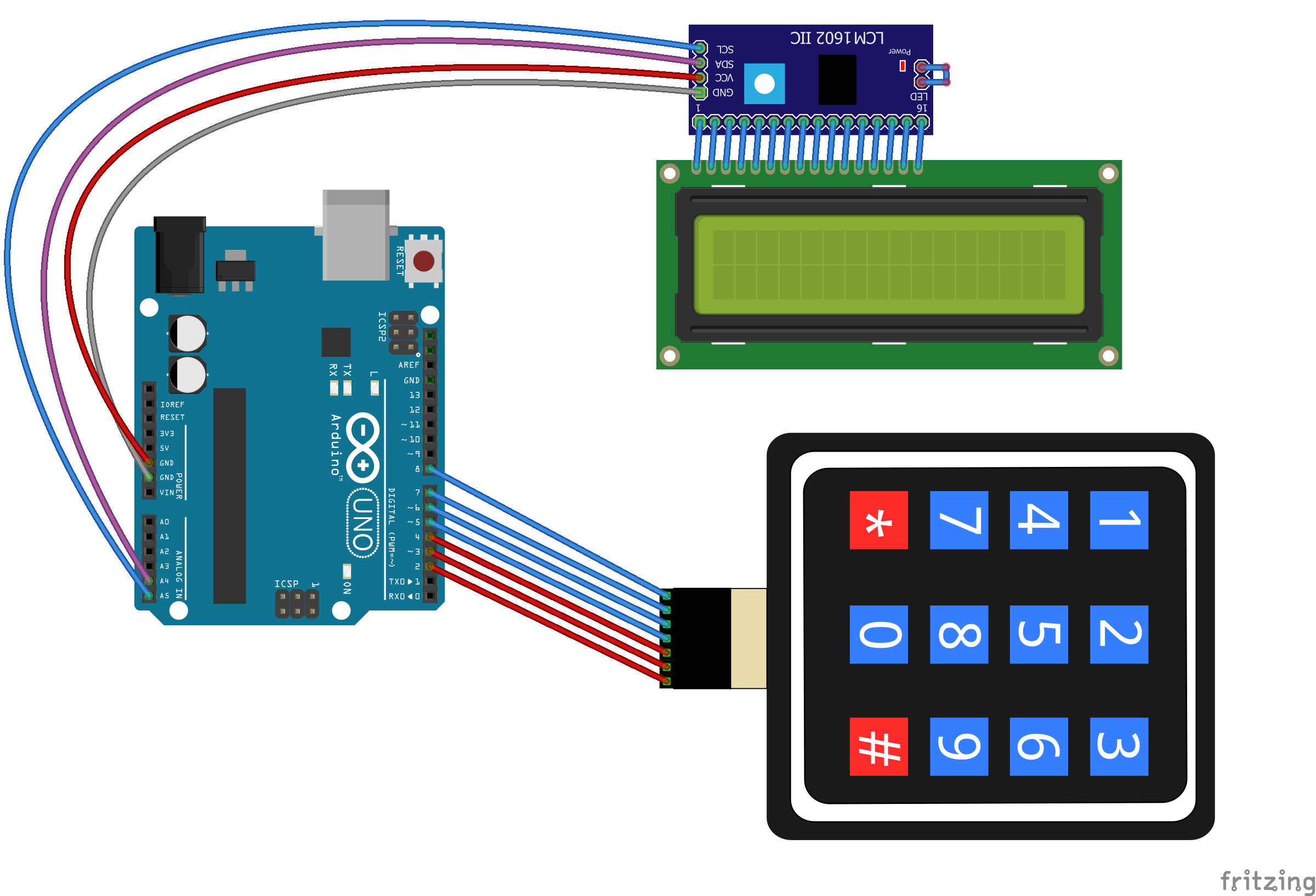 Подключение датчик клавиатур к arduino код Библиотека для i2c arduino