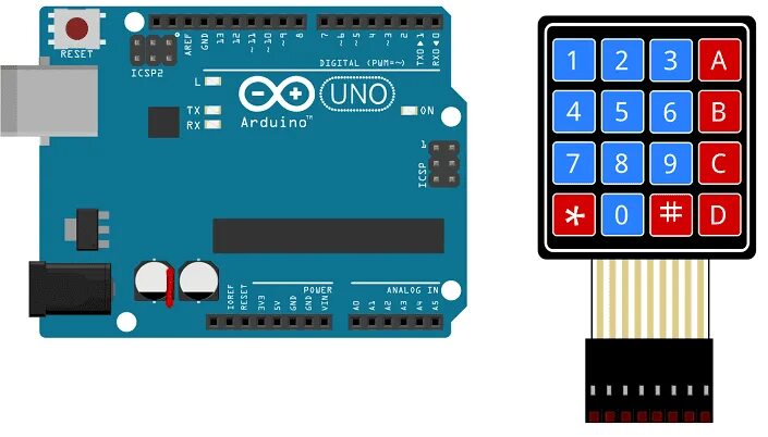 Подключение датчик клавиатур к arduino код Using the 4 × 4 Matrix Keypad with Arduino