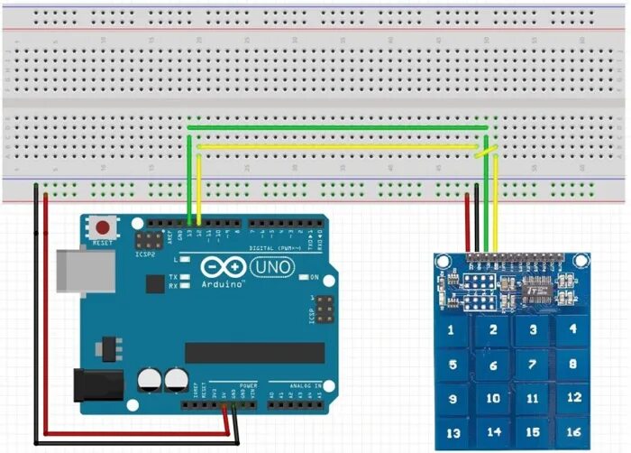 Подключение датчик клавиатур к arduino код Купить TTP229 (сенсорная клавиатура) для Arduino по цене 67 грн. в интернет мага