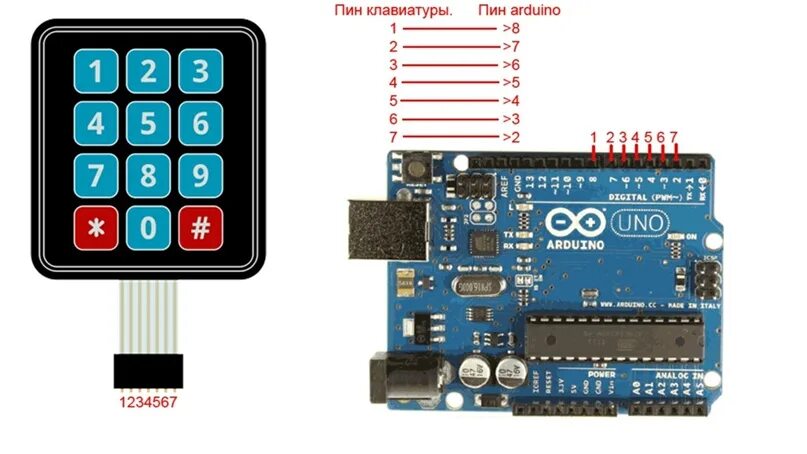 Подключение датчик клавиатур к arduino код Ссылка на скетч Пароль - https://yadi.sk/d/nAcZLRcuHiJKYQ 2019 Arduino ВКонтакте