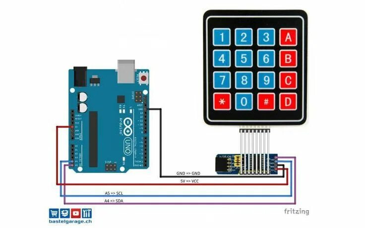 Подключение датчик клавиатур к arduino код In diesem Blog Eintrag möchte ich euch erklären wie ihr eine Matrix Folientastat