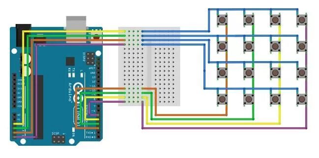 Подключение датчик клавиатур к arduino код Простой калькулятор на Arduino - Подключение клавиатуры Схемотехника, Датчик дви