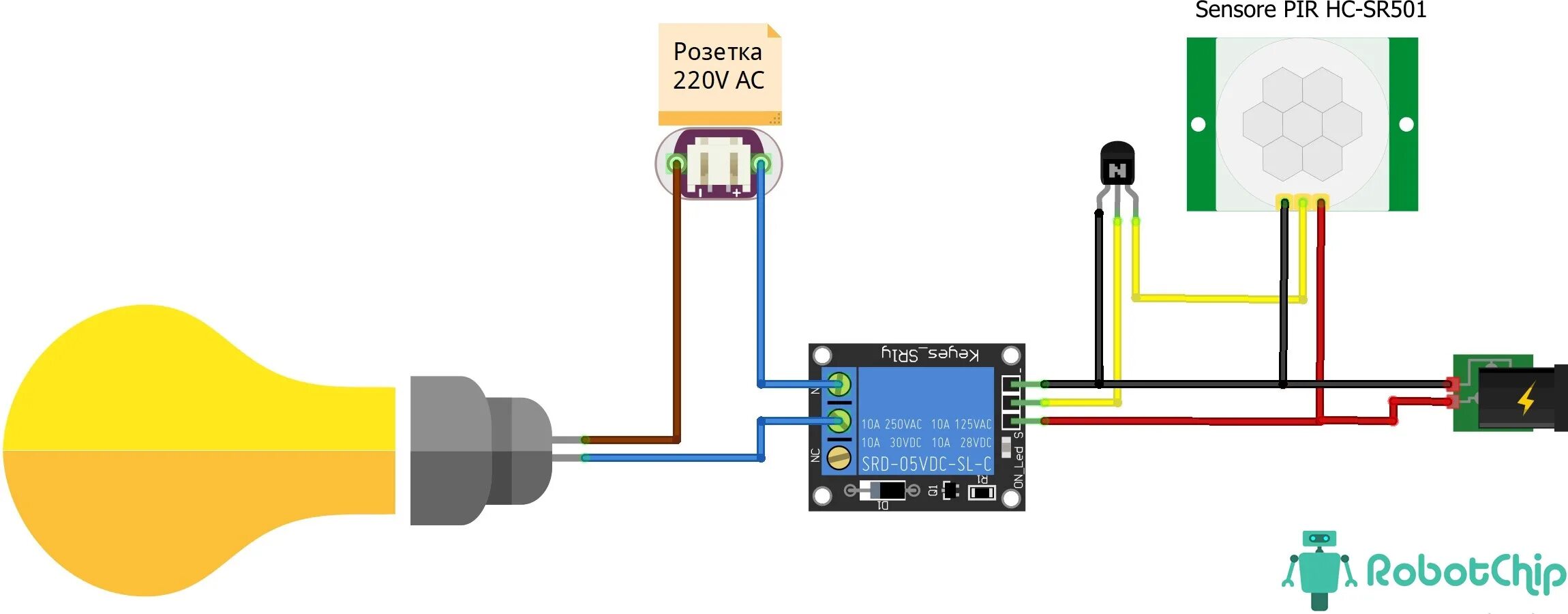 Подключение датчика 0 5 в Инфракрасный датчик движения принцип работы HeatProf.ru