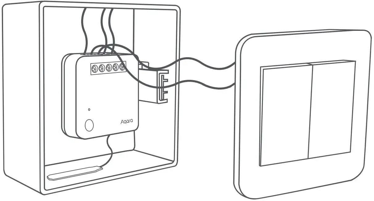 Подключение датчика aqara к алисе Aqara Single Switch Module T1 User Manual