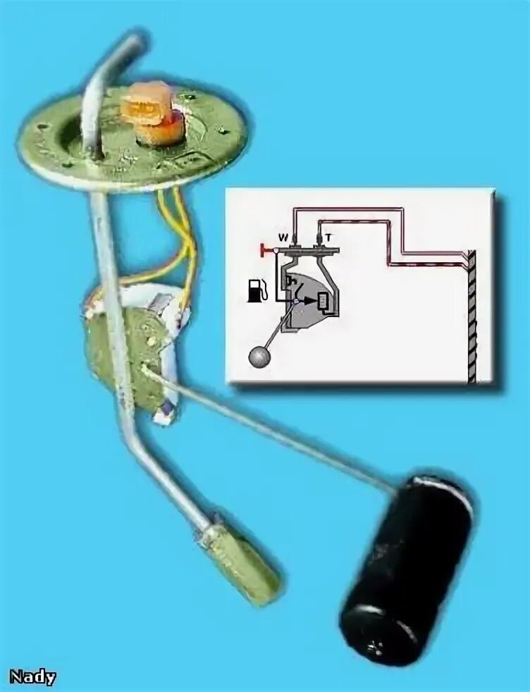 Подключение датчика бензобака Газель уровень топлива