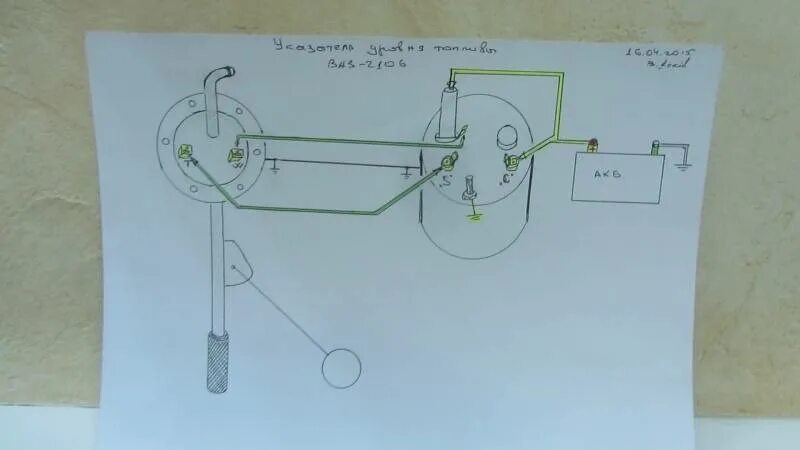 Подключение датчика бензобака Схема подключения датчика топлива ваз: найдено 80 изображений