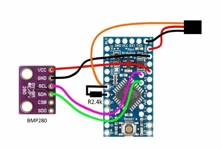 Подключение датчика bmp280 Épinglé sur Arduino