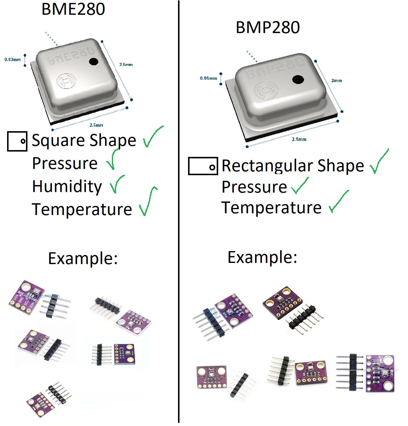 Подключение датчика bmp280 Has anybody tested this particular 6 pins BME 280 sensor? - Sensors - Arduino Fo