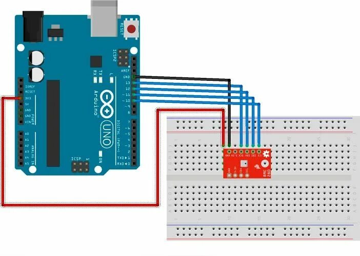 Подключение датчика bmp280 к ардуино Датчик атмосферного давления, влажности и температуры BME280: описание, подключе