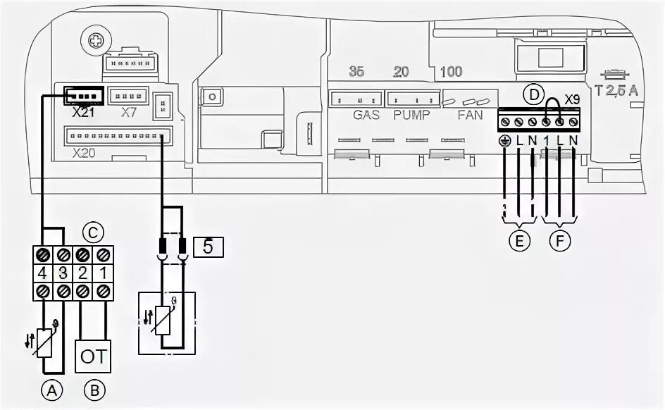 Подключение датчика бойлера Обзор газового котла Viessmann Vitodens 100-W