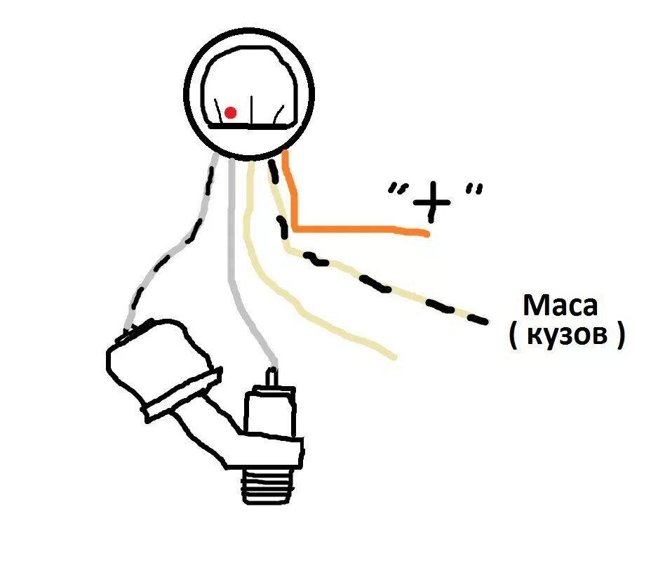 Подключение датчика давления 2106 Установка указателя давления масла - DRIVE2