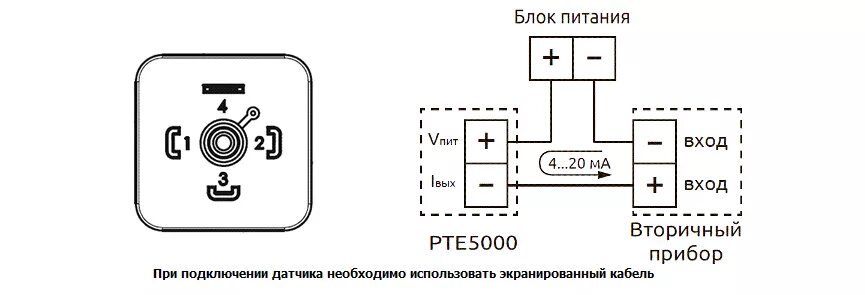 Подключение датчика давления 4 20 Датчик давления общепромышленный PTE5000 ООО "Техноэкс"