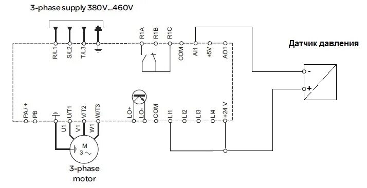 Подключение датчика давления danfoss ATV310: ПИД-регулятор - настройка для привода насоса с датчиком давления Schneid