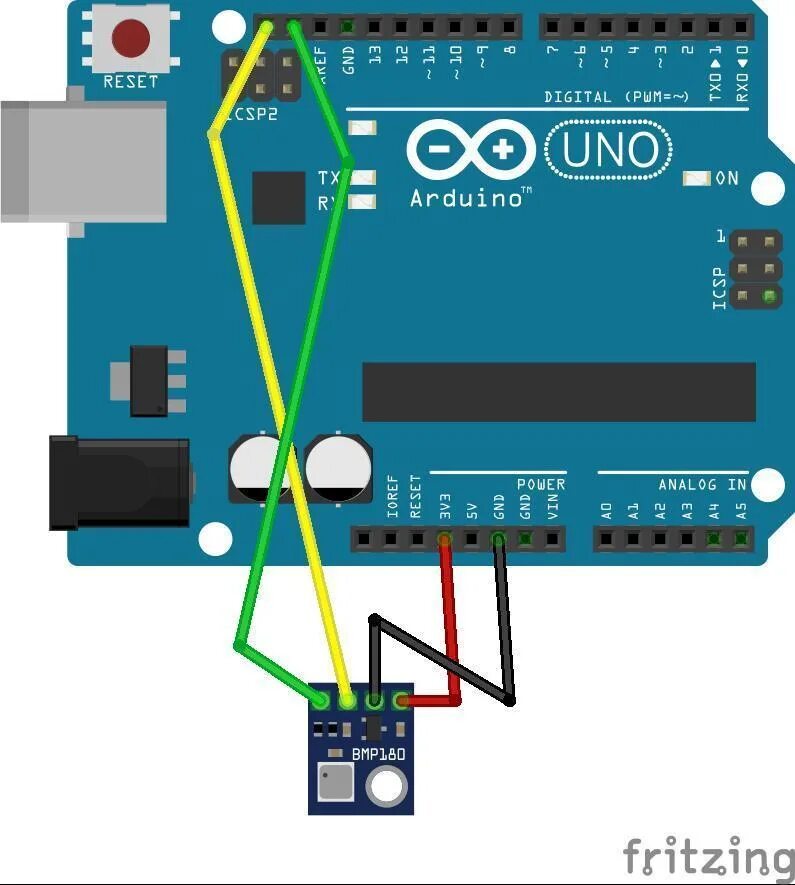 Подключение датчика давления к ардуино Использования датчика давления BMP180