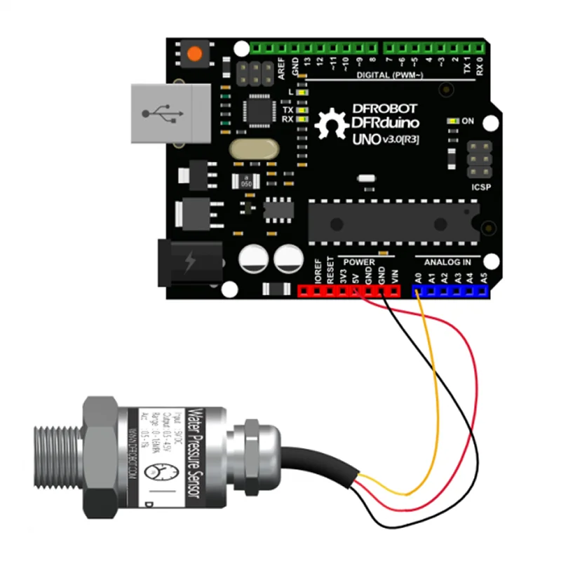 Подключение датчика давления к ардуино Аналоговый датчик давления воды, аналоговый модуль датчика давления воды определ