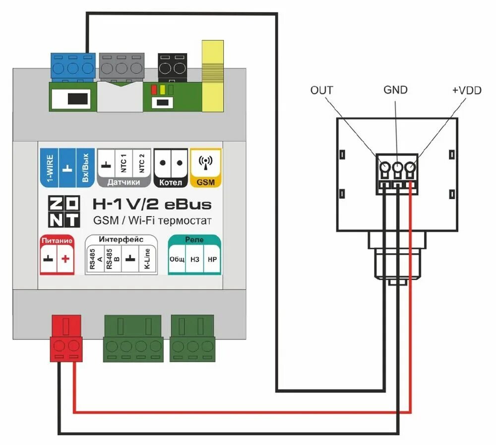 Подключение датчика давления к zont Инструкция по эксплуатации ZONT H-1V/2 eBus - Библиотека Микро Лайн